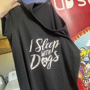 Puppy print pajama T-shirt